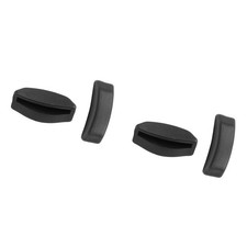 Lenslog Rubber Replacement Nose Pads Pieces For-Oakley Top Knot OO9434 - Black