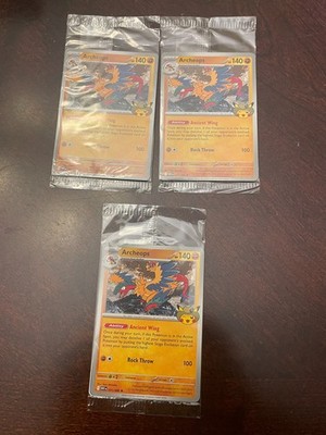 Pokémon TCG Archeops 051/086 Fossil Museum Promo Stamped Card Sealed IN HAND 