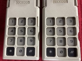 Lot of 2 Colecovision & Adam White Coleco Original Joystick Controllers