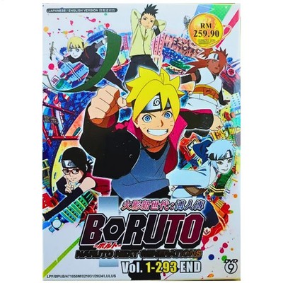 DVD Boruto Naruto Next Generations Vol 1-293 End Complete Anime Japanese Eng Sub