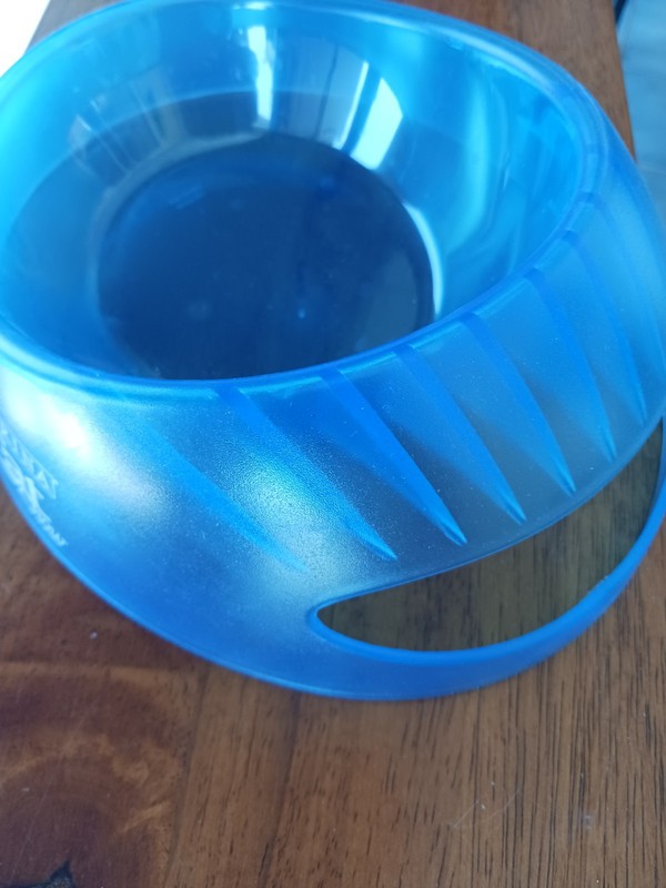 Pet water dish for traveling on the go
