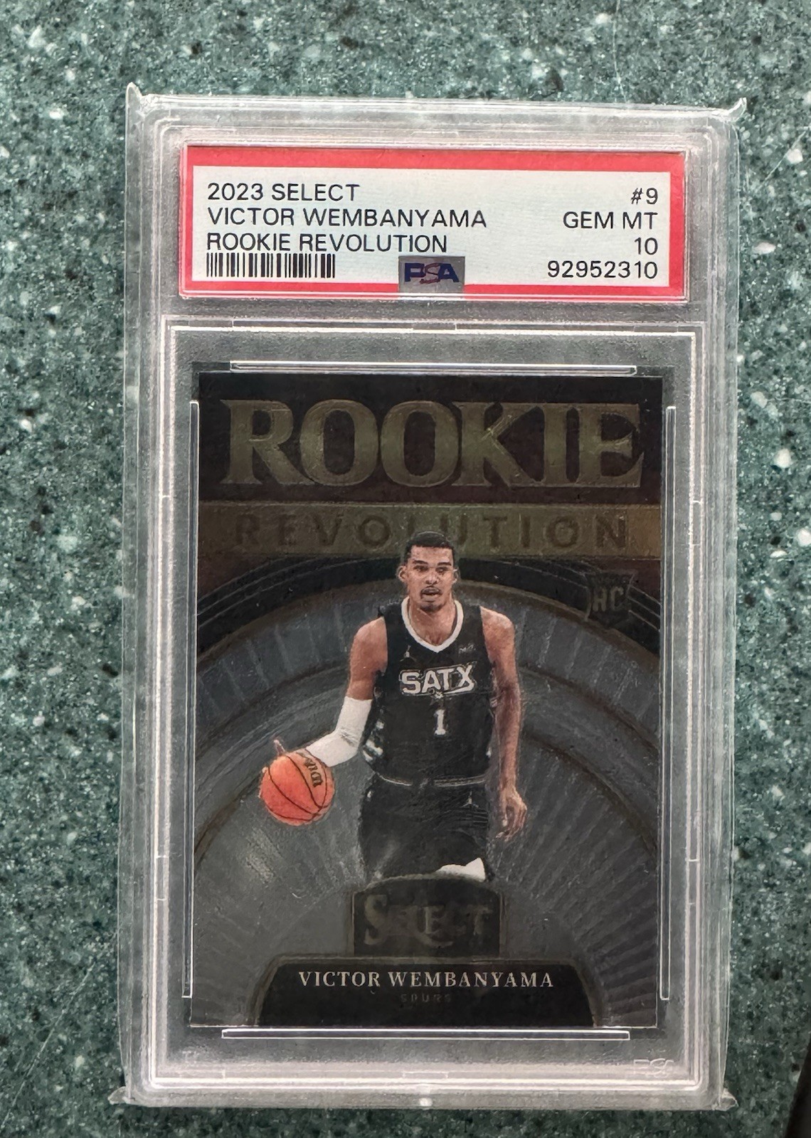 2023-24 Panini Select - Rookie Revolution Victor Wembanyama Card #9 (RC) PSA 10