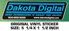 DAKOTA DIGITAL INSTRUMENTATION - ORIGINAL VINYL DECAL STICKER
