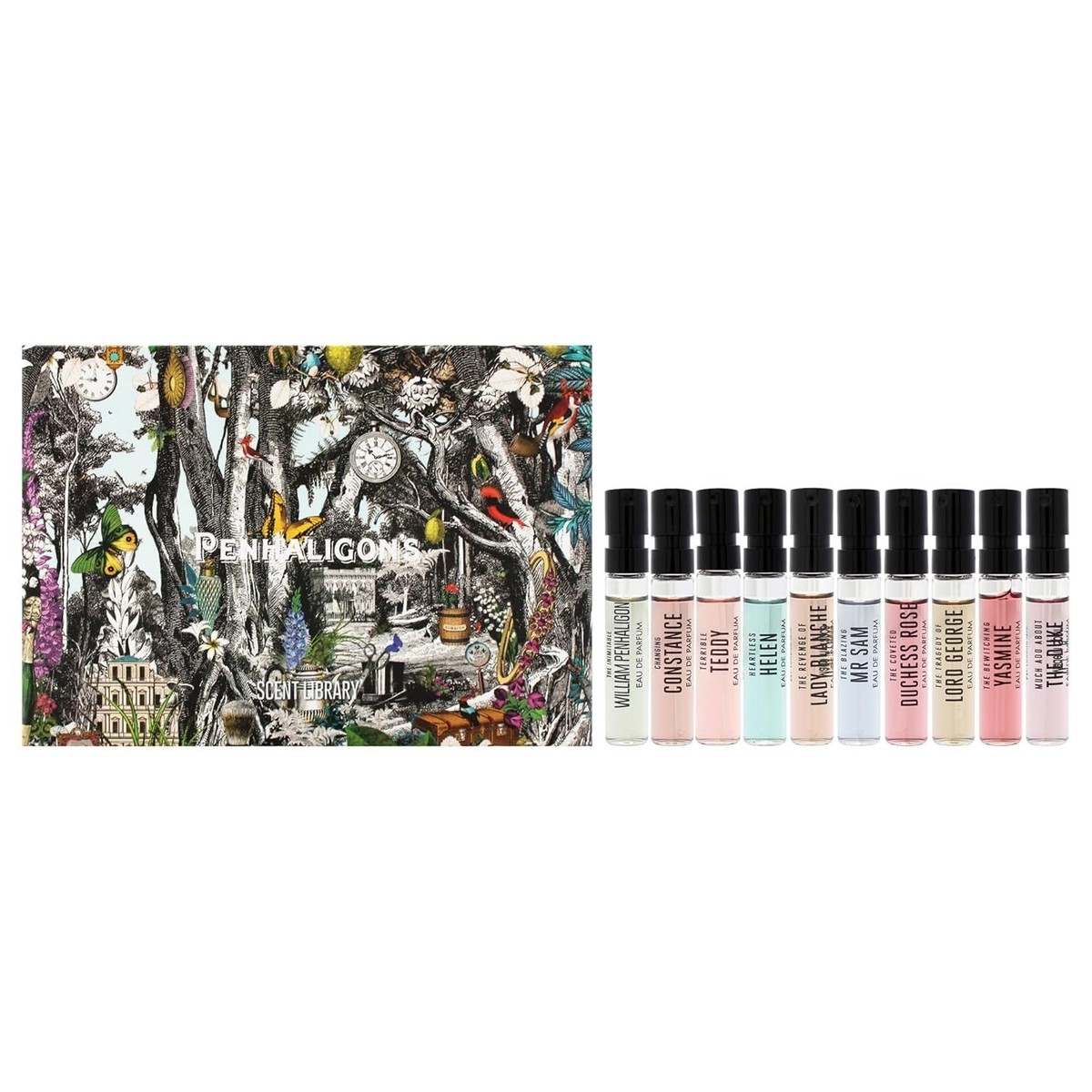 10 pcs MINI SET PENHALIGONS Portraits SCENT LIBRARY 2 ml each EDP