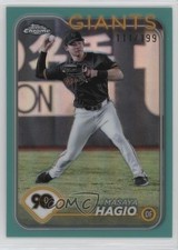 2024 Chrome NPB Nippon Professional Baseball Aqua Refractor Masaya Hagio 16gi