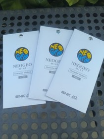 SNK NEOGEO MINI MARQUE CONSOLE STICKERS 3 Random Pack of 4 SNK Official Total 12
