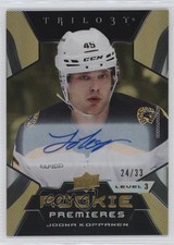 2023-24 Upper Deck Trilogy Rare Rookies Gold 24/33 Joona Koppanen #228 Auto 09wc