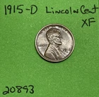 1915 D Lincoln Wheat Cent / Penny 1c Xf Extra Fine Coin