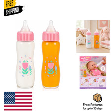 Deluxe Disappearing Magic Bottles  Fits All Dolls  Milk and Juice  Flower