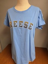 FISLL Chicago Sky Shirt Womens Large Blue WNBA Basketball Angel Reese FISLL Tee