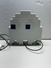 PacMan White Ghost Light Table Lamp Multi Colored Changes Colors