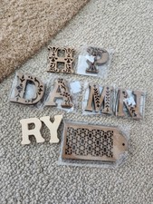 Lot Pile Of Wooden Letters For Crafting Arts And Crafts Scrapbooking