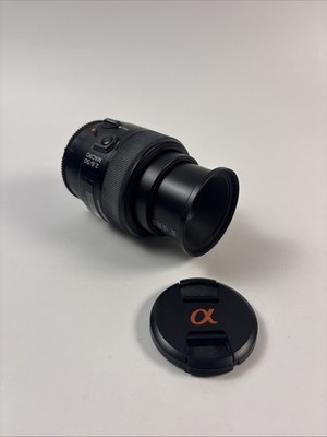 SONY 50mm f/2.8 Macro lens for A Mount SAL50M28 Black w/caps From Japan