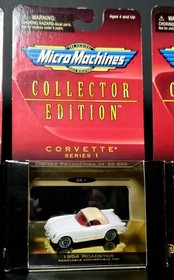 Lot of 10 Micro Machines Collector Edition Corvette Series 1 Sealed Cars