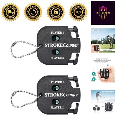 Effortless Golf Scorekeeping: 2 Player Clicker Counters - Essential Game Gear