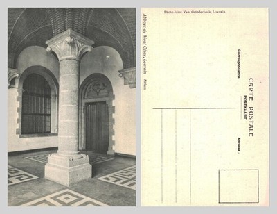 Alte Postkarte - Mont César Abtei Louvain Atrium Belgien UNBESPIELT
