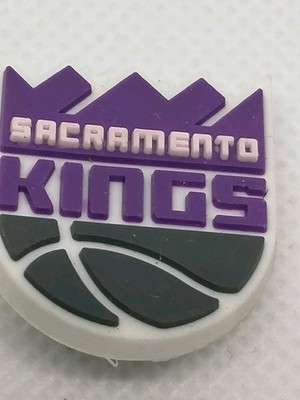 NBA Sacramento Kings Logo Shoe Charm Schuhanstecker für Clogs und Crocs Schuhe 