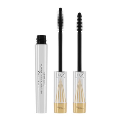 MAX FACTOR Masterpiece 2 in 1 Lash WOW Volume & Length Mascara 001 Black 7ml NEU