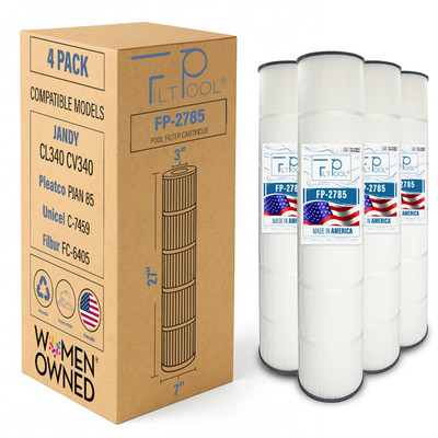 FP-2785 Filter Cartridge -Jandy CL340, CV340, A0557900, R0554500, PJAN85, 4Pk