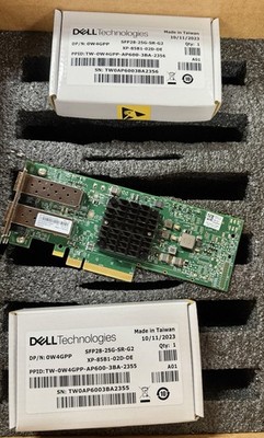 02MT0 Dell Broadcom 57414 2 Port 10/25GbE Network Adapter W/ 2X SFP28-25G-SR-G2
