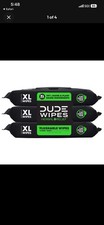 DUDE Wipes Flushable Wipes 3 Pack 144 XL Wipes Herbal Relief