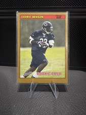 2005 topps bazooka gold Cedric Benson card# 167 bears rookie rc. rookie card picture