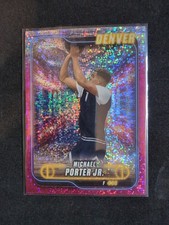 2024-25 Topps Chrome Michael Porter Jr. Magenta Speckle Refractor /350 #12