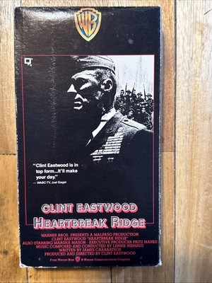 heartbreak ridge betamax beta cassette tape clint eastwood