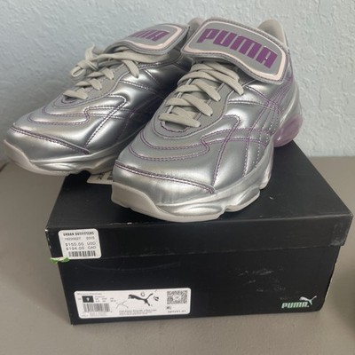 PUMA Dua Lipa x CELL Dome King Sz 9 Women's Shoes Silver Purple 387291-01 New