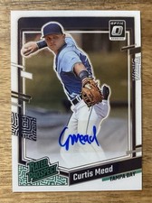 2023 Panini Donruss Curtis Mead Optic Rated Prospect Signatures #RPS-CM