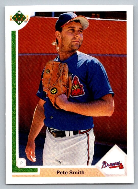 1991 Upper Deck Pete Smith #622b Atlanta Braves