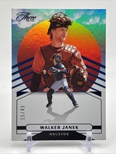 2025 Panini Three And Two Baseball Walker Janek #19 On The Horizon Blue /49 SSP
