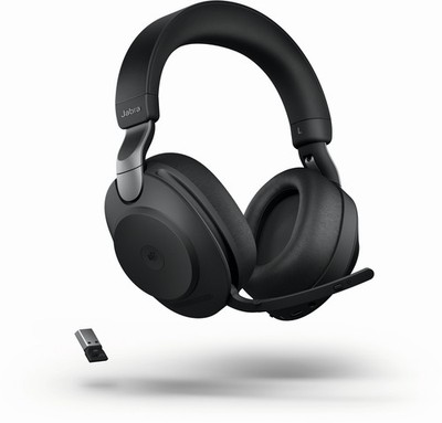 JABRA Evolve2 85 Headset Stereo MS USB-C Bluetooth Schwarz Noise Cancelling HSP