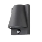 Litecraft Astrid Outdoor IP43 Wall Light With PIR Motion Sensor - Anthracite
