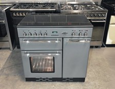 Refurb Rangemaster Toledo 90cm Electric Ceramic RANGE COOKER Gunmetal Grey(6T21)