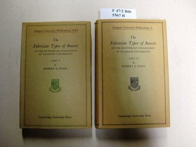 The Fabrician Types of Insects in the Hunterian Collection at Glasgow University