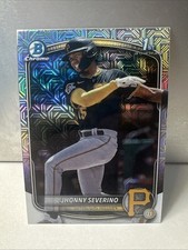 2025 Bowman Chrome Jhonny Severino 1st Bowman Mojo Refractor #BCP-233 - Pirates