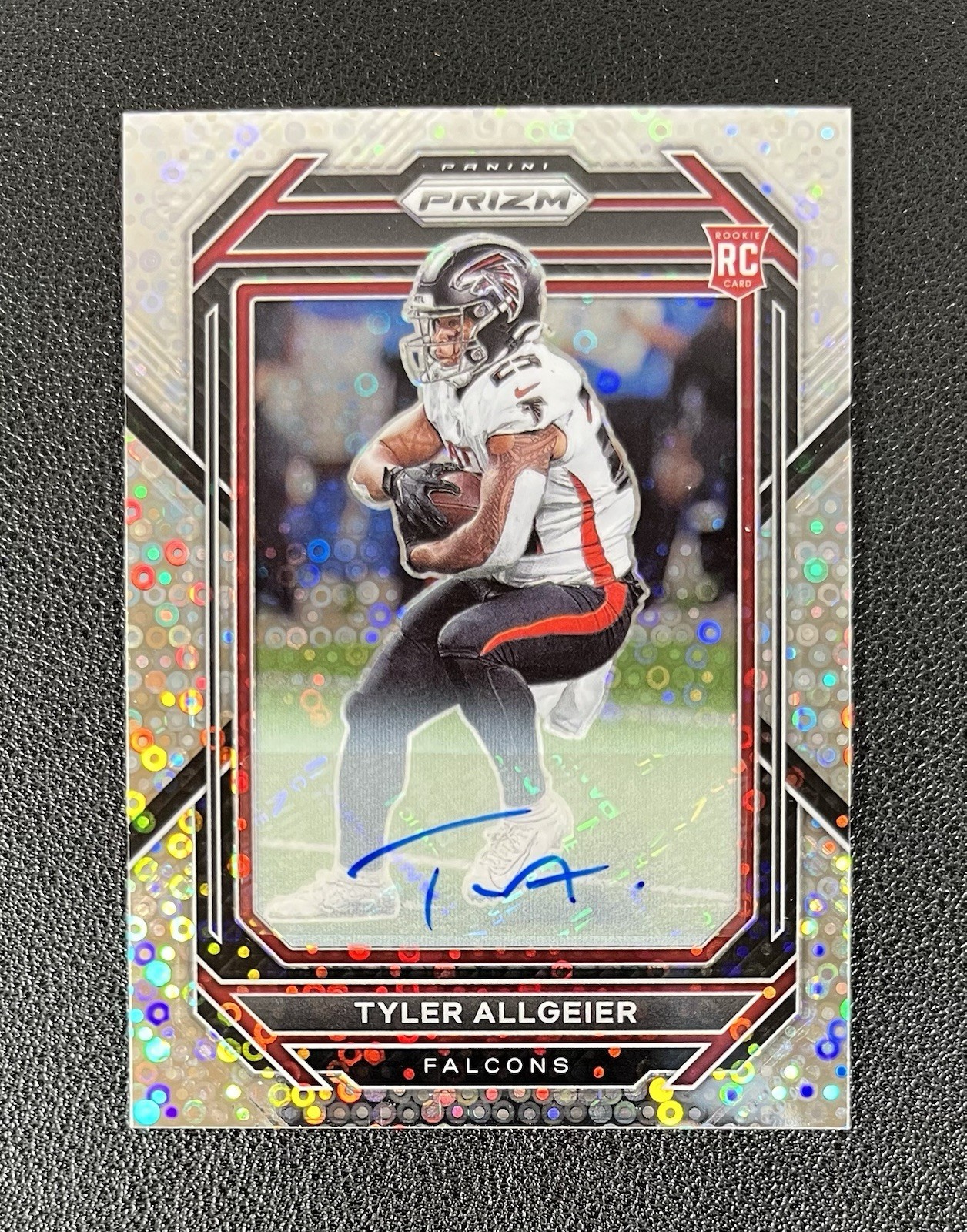 Tyler Allgeier Panini Prizm #344 Autograph-No Huddle