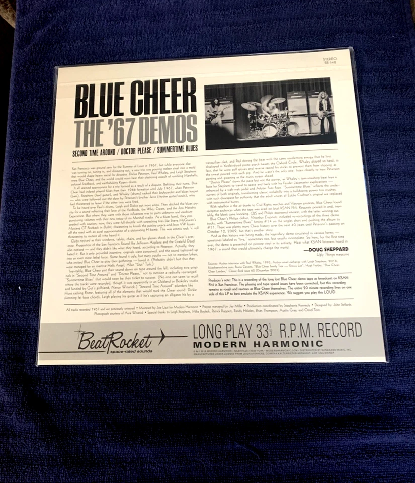 Blue Cheer : The 1967 Demos LP RSD - Image 2 of 2