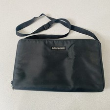 Vtg Case Logic 30 Cassette Tape Nylon Soft Sided Storage Carrying Case Black