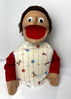 Professional muppet style Puppet Baseball Kid 14''
