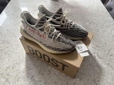 Adidas Yeezy Boost 350 V2 Zebra UK taglia 9,5 con scatola ed etichette