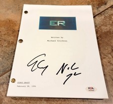 George Clooney Noah Wyle signed ER pilot episode script full 137 pages PSA cast