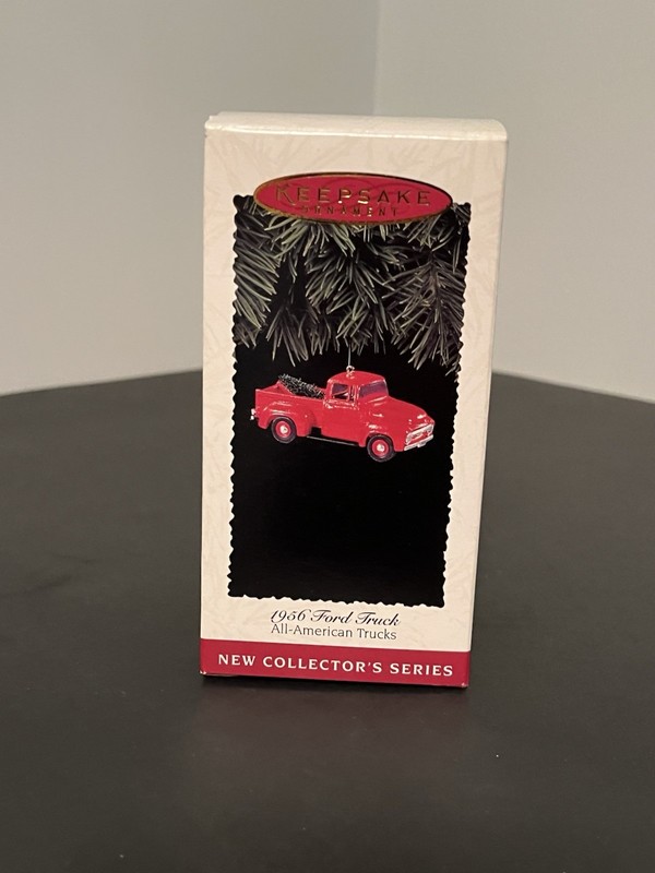 1956 Ford Truck Hallmark Keepsake Ornament 1995 1st All-American Truck Series #1