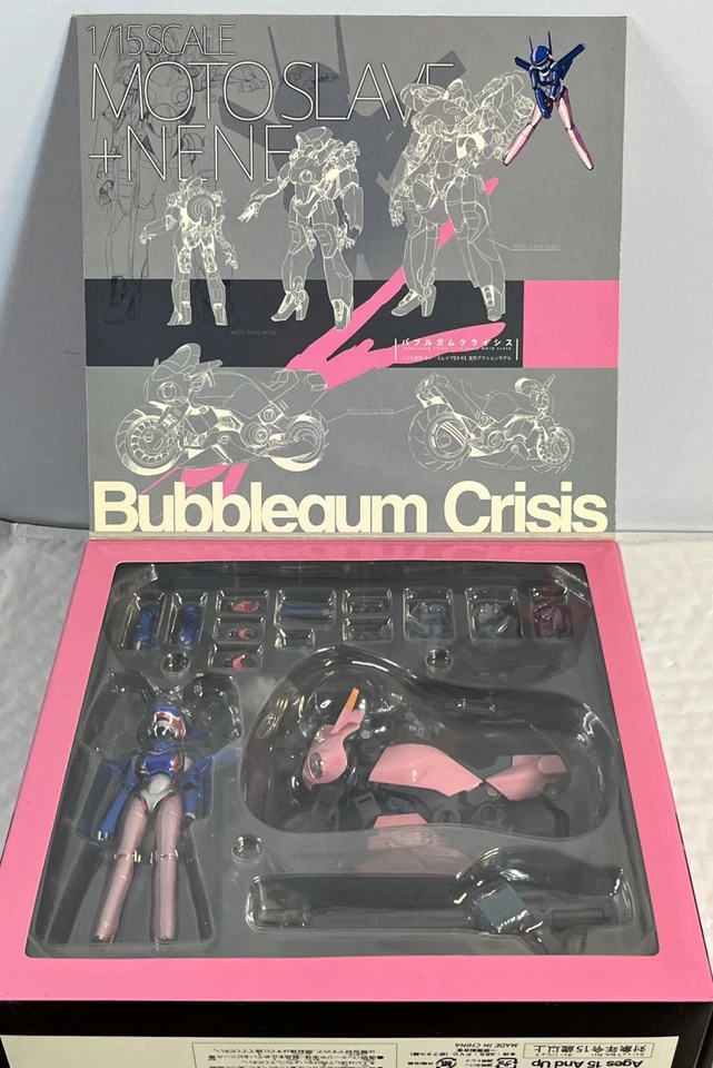 Figura YAMATO Bubblegum Crisis 1/15 Moto Slave + Nene Como Nueva En Caja Foto 4 de 4