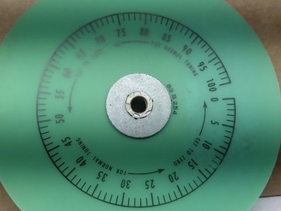 Hallicrafters S-40 Receiver Band Spread dial.
