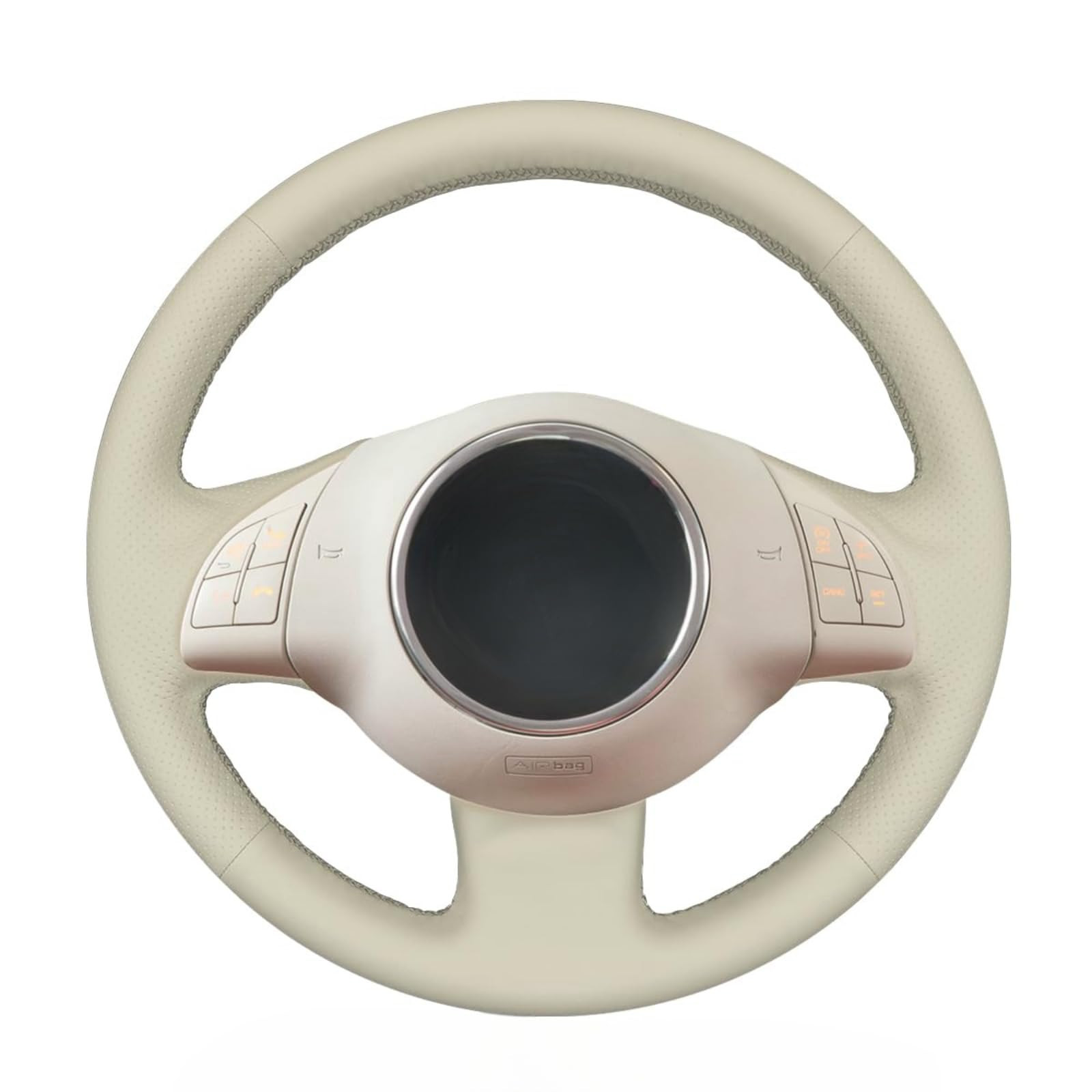 MEWANT Coprivolante auto compatibile con Fiat 500 2008-2012
