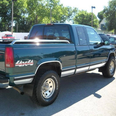 Short Bed Rocker Panel Trim 6.25''N/F for 1988-1998 Chevy/GMC C/K Pickup Ext. Cab