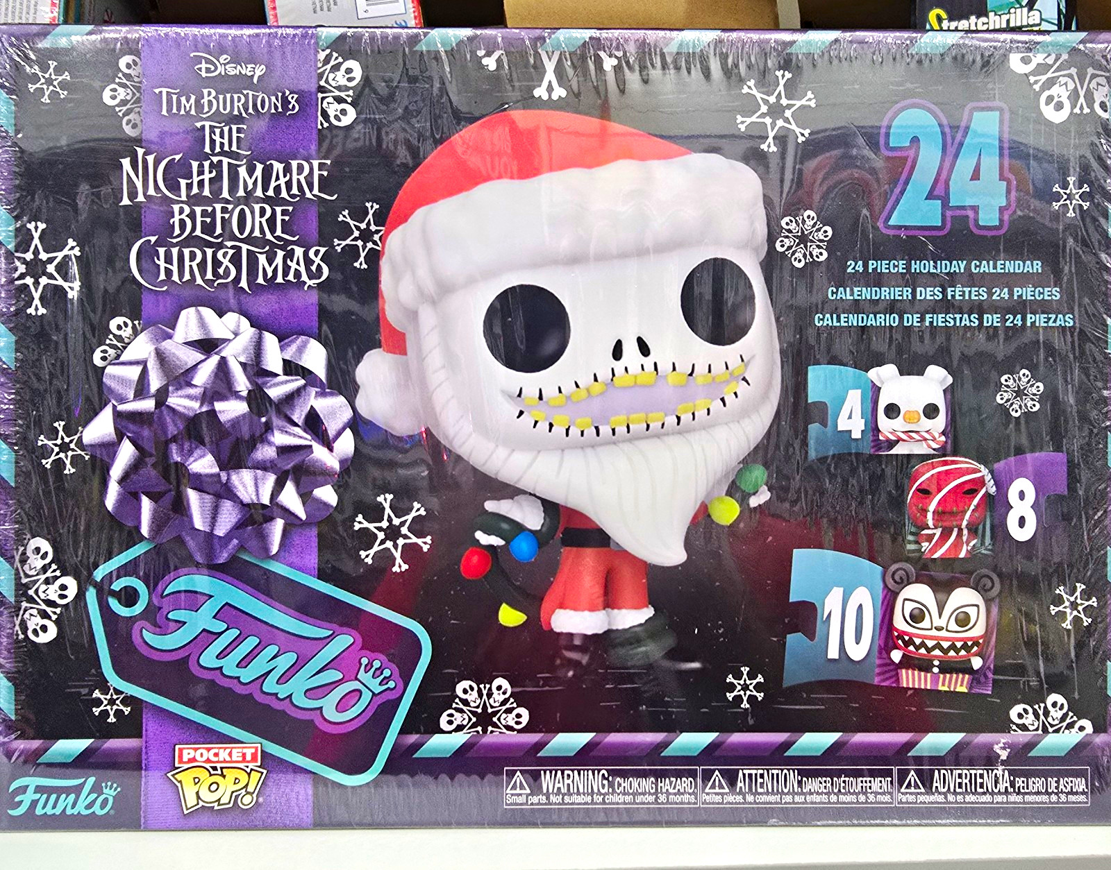 Funko Pocket Pop Disney Pesadilla Antes de Navidad 24 piezas Calendario de Adviento
