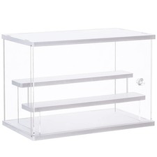 Acrylic Display Case Clear Display Storage Box Countertop Cube for Collectibl...